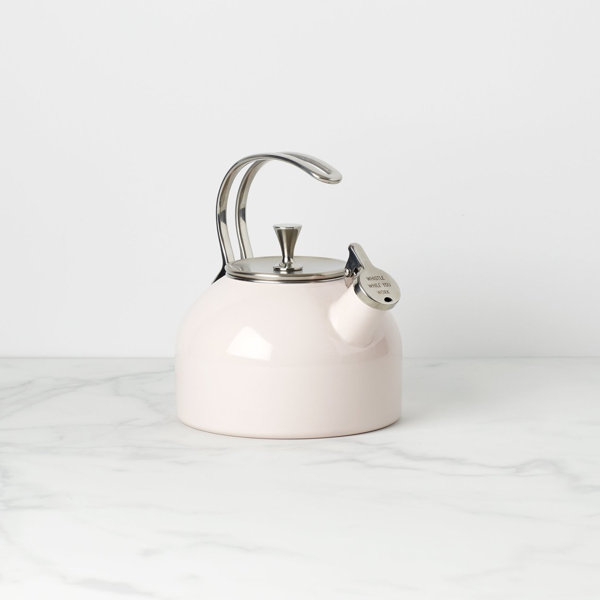Kate Spade New York Nolita 2.5 qt. Stainless Steel Whistling Stovetop Kettle & Reviews Wayfair
